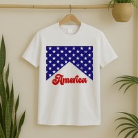 4th Of July Independence Day America Retro Pattern T-Shirt