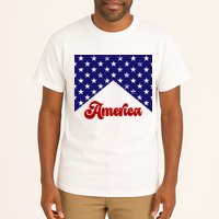 4th Of July Independence Day America Retro Pattern Tall T-Shirt