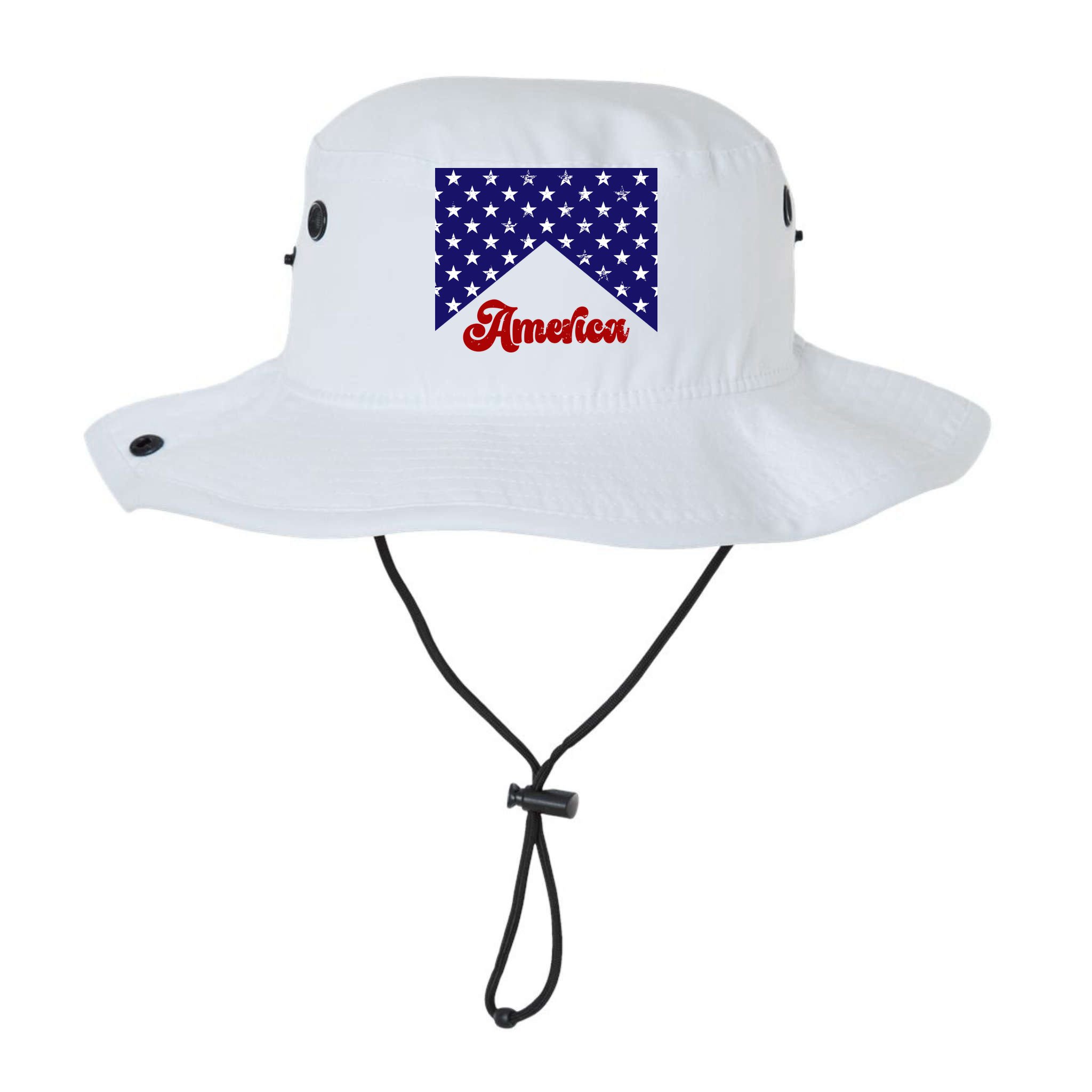 4th Of July Independence Day America Retro Pattern Bucket Hat