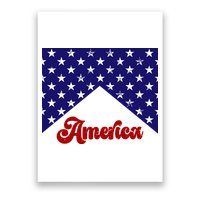 4th Of July Independence Day America Retro Pattern Poster