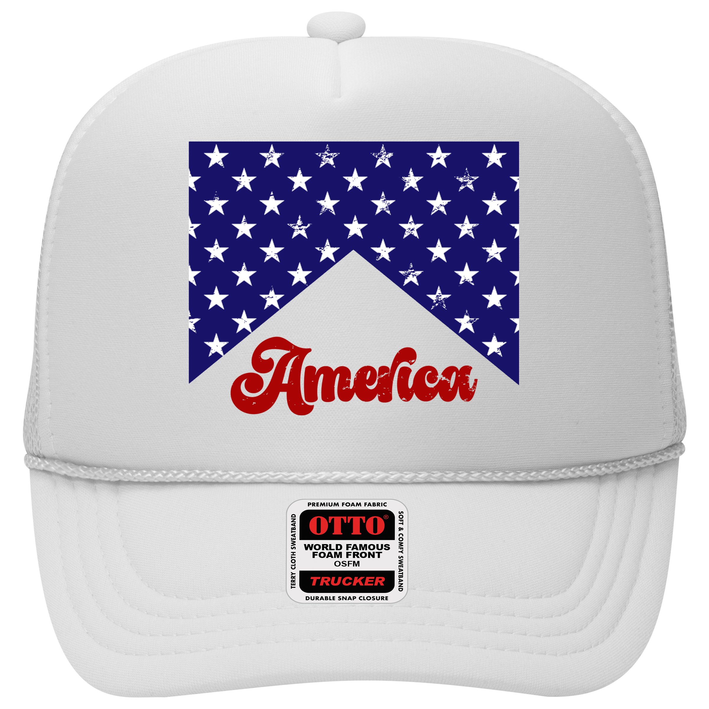 4th Of July Independence Day America Retro Pattern Hat