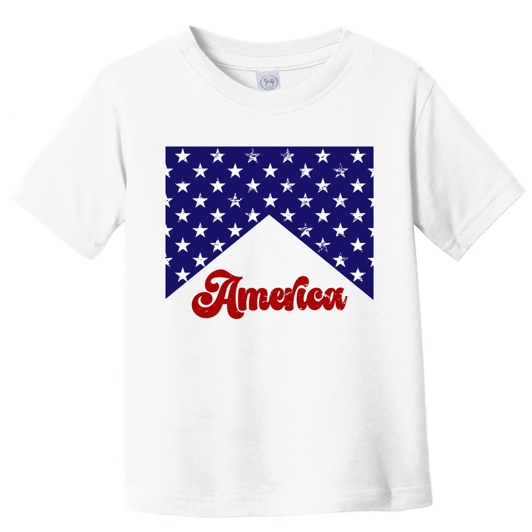 4th Of July Independence Day America Retro Pattern Toddler T-Shirt