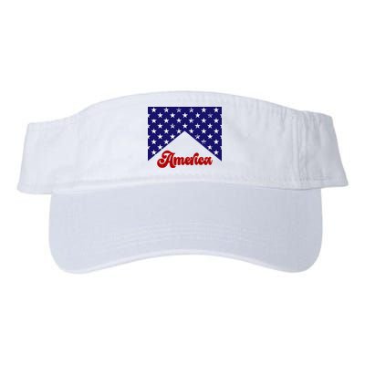 4th Of July Independence Day America Retro Pattern Visor