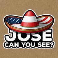4th Of July Anthem Mexican Pun Jose Can You See Cotton Canvas Backpack