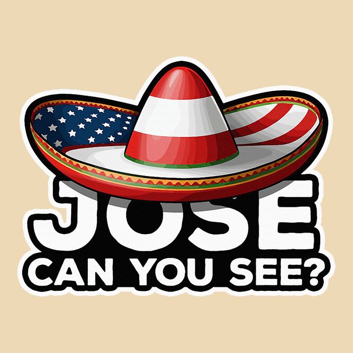 4th Of July Anthem Mexican Pun Jose Can You See Drawstring Bag