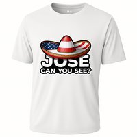 4th Of July Anthem Mexican Pun Jose Can You See Cooling Performance Crew T-Shirt