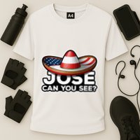 4th Of July Anthem Mexican Pun Jose Can You See Cooling Performance Crew T-Shirt