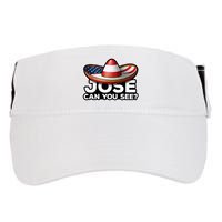4th Of July Anthem Mexican Pun Jose Can You See Adult Drive Performance Visor