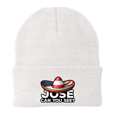 4th Of July Anthem Mexican Pun Jose Can You See Beanie