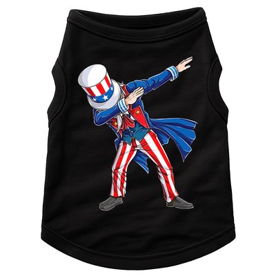 4th Of July For Dabbing Uncle Sam Doggie Tank