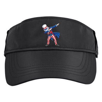 4th Of July For Dabbing Uncle Sam Adult Drive Performance Visor
