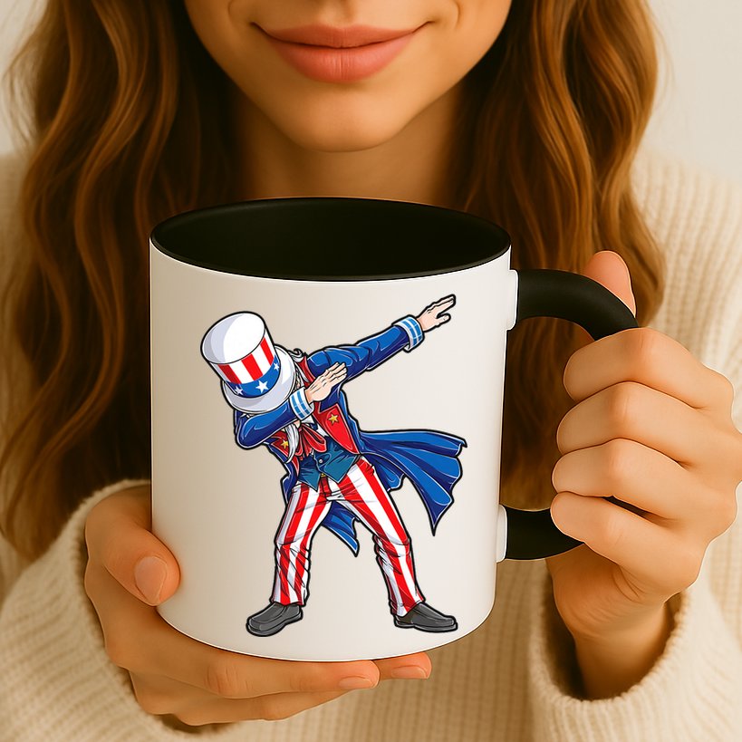 4th Of July For Dabbing Uncle Sam Mug