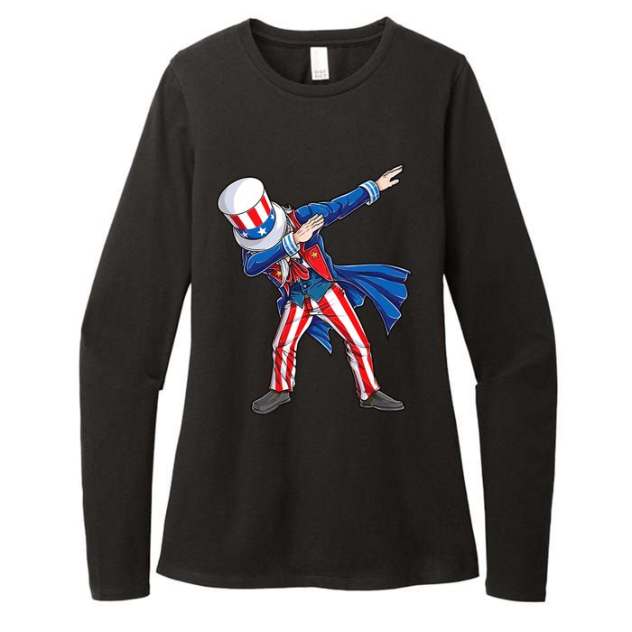 4th Of July For Dabbing Uncle Sam Womens CVC Long Sleeve Shirt