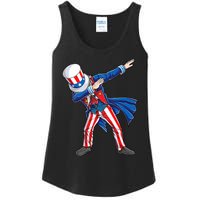 4th Of July For Dabbing Uncle Sam Ladies Essential Tank