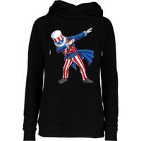 4th Of July For Dabbing Uncle Sam Womens Funnel Neck Pullover Hood