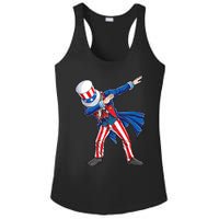 4th Of July For Dabbing Uncle Sam Ladies PosiCharge Competitor Racerback Tank