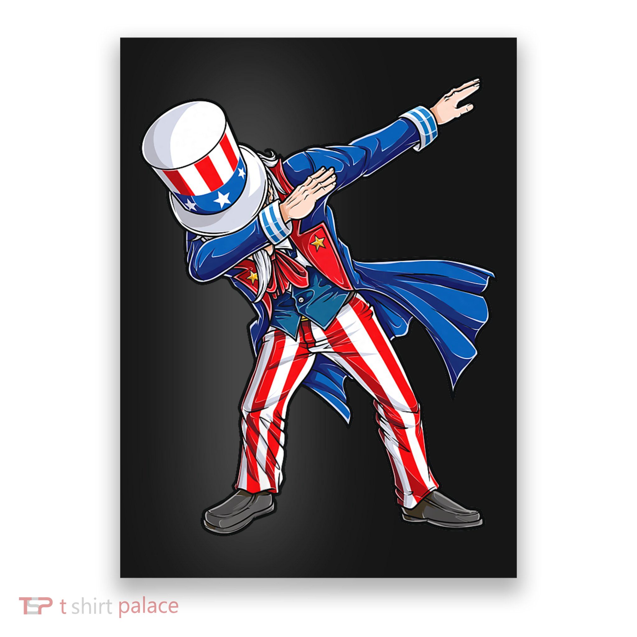4th Of July For Dabbing Uncle Sam Poster