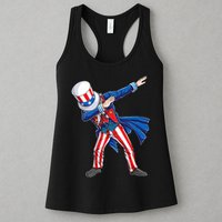 4th Of July For Dabbing Uncle Sam Womens Tank Top