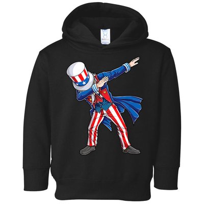 4th Of July For Dabbing Uncle Sam Toddler Hoodie