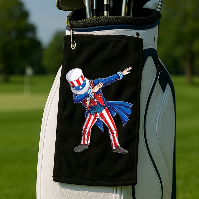 4th Of July For Dabbing Uncle Sam Golf Towel