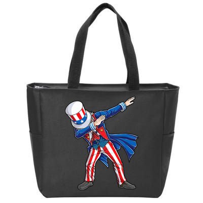 4th Of July For Dabbing Uncle Sam Zip Tote Bag