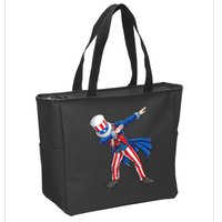 4th Of July For Dabbing Uncle Sam Zip Tote Bag