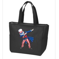 4th Of July For Dabbing Uncle Sam Zip Tote Bag