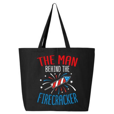 4th Of July Baby Shower The Man Behind The Firecracker 25L Jumbo Tote