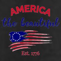 4th Of July America The Beautiful Est Gift 7 Panel Mesh Trucker Snapback Hat