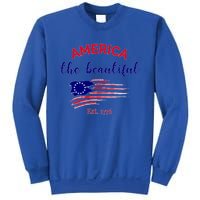 4th Of July America The Beautiful Est Gift Sweatshirt