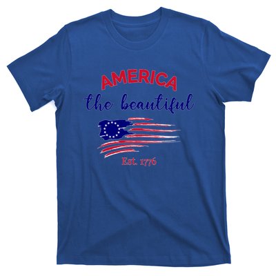 4th Of July America The Beautiful Est Gift T-Shirt