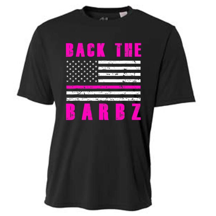 4Th Of July Back The Barbz Flag Love Barbs Cooling Performance Crew T-Shirt