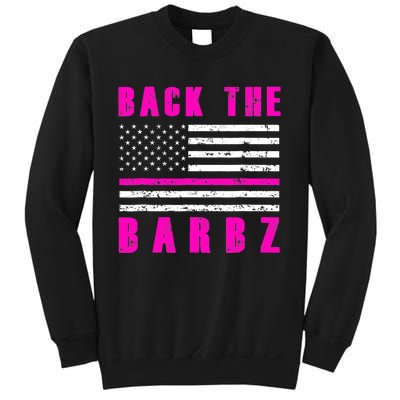 4Th Of July Back The Barbz Flag Love Barbs Sweatshirt