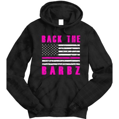 4Th Of July Back The Barbz Flag Love Barbs Tie Dye Hoodie