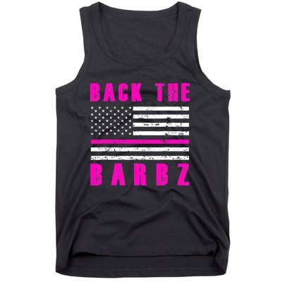 4Th Of July Back The Barbz Flag Love Barbs Tank Top