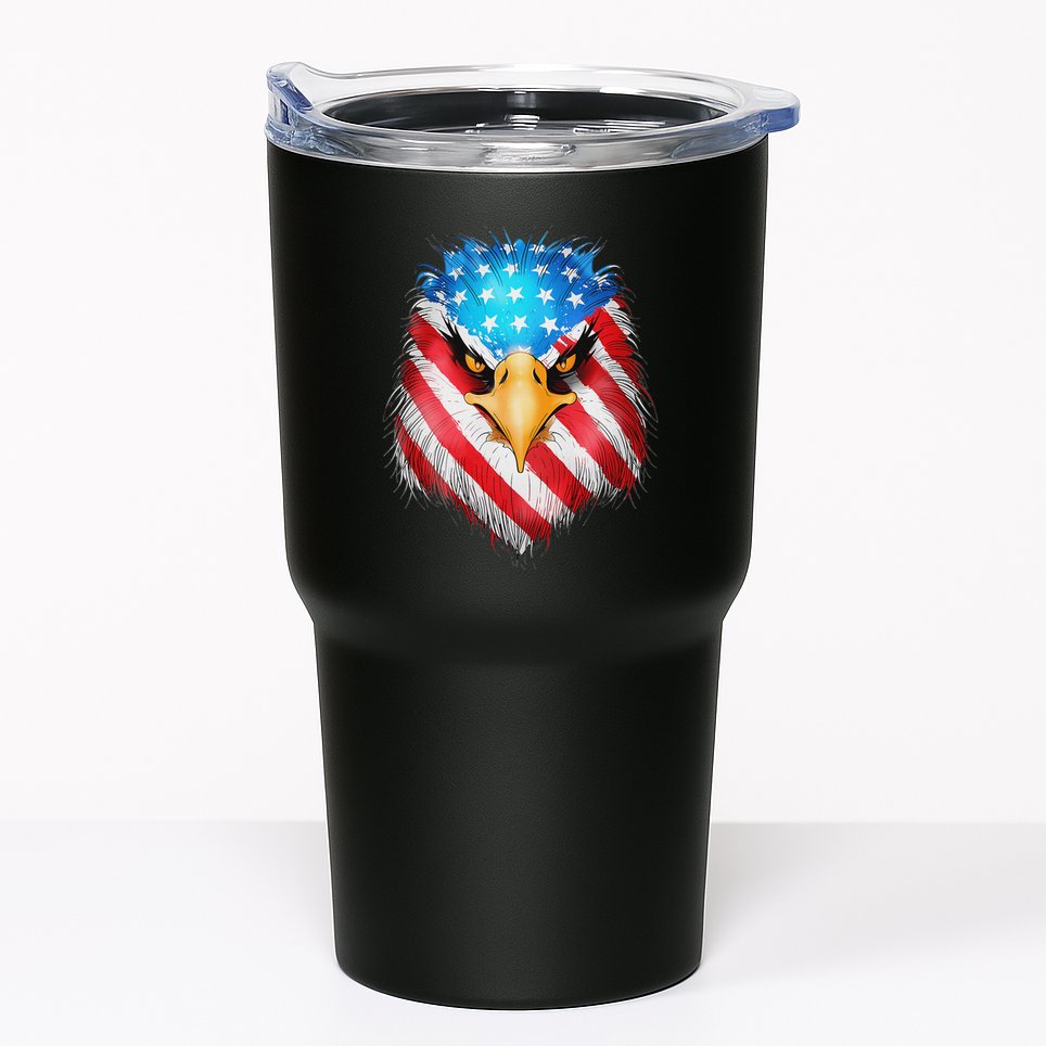 4th Of July Patriotic Eagle Usa American Flag Tumbler