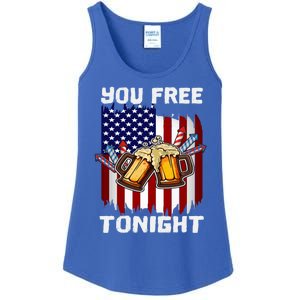 4th Of July Party You Free Tonight American Flag Usa Meaningful Gift Ladies Essential Tank