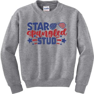 4th Of July Star Spangled Stud Matching 4th Of July Ideas Funny Gift Kids Sweatshirt