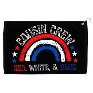 4th Of July Cousin Crew Red White And Blue Cousin Crew Gift Grommeted Golf Towel