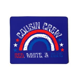 4th Of July Cousin Crew Red White And Blue Cousin Crew Gift Mousepad