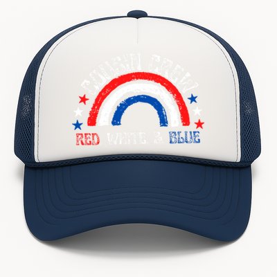 4th Of July Cousin Crew Red White And Blue Cousin Crew Gift Trucker Hat