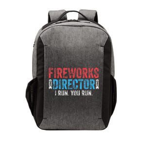 4th Of July Fireworks Director I Run You Run Vector Backpack