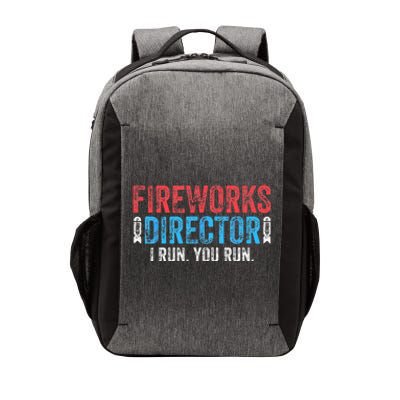 4th Of July Fireworks Director I Run You Run Vector Backpack