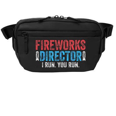 4th Of July Fireworks Director I Run You Run Crossbody Pack