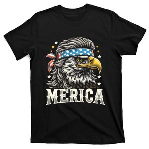 4th Of July Patriotic Funny Eagle July 4th Usa Merica T-Shirt