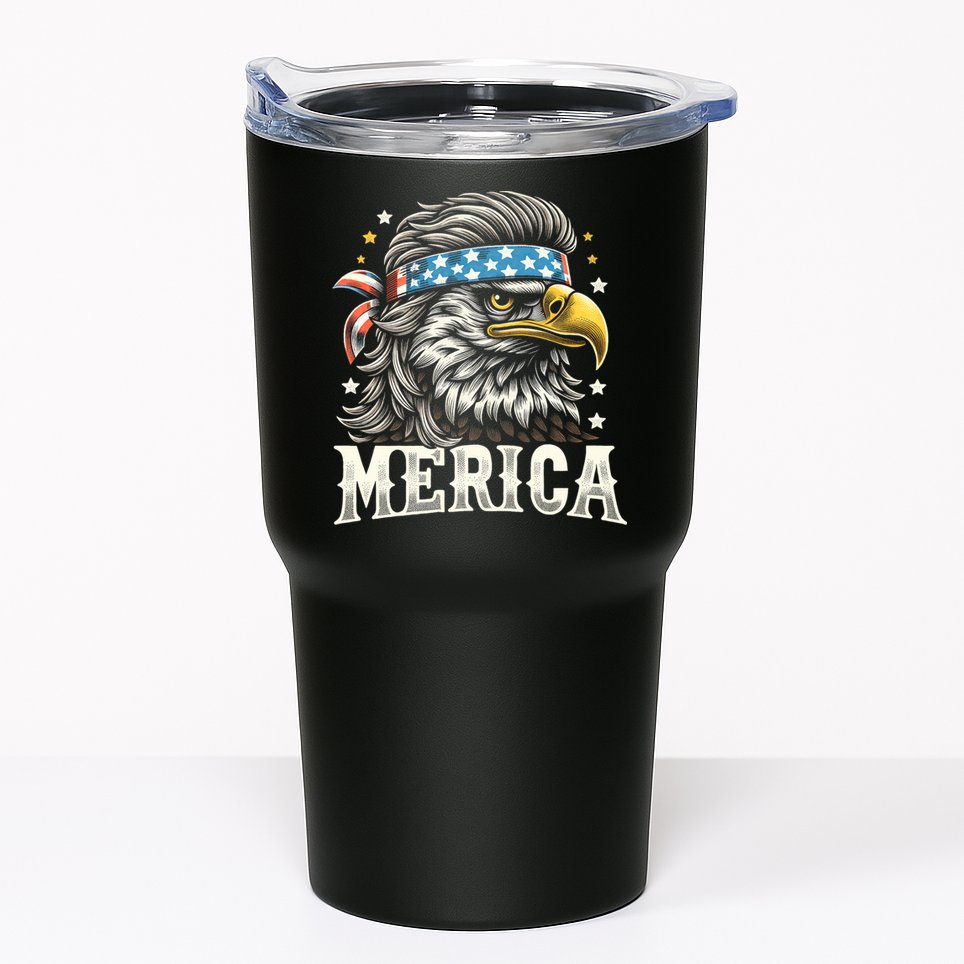 4th Of July Patriotic Funny Eagle July 4th Usa Merica Tumbler