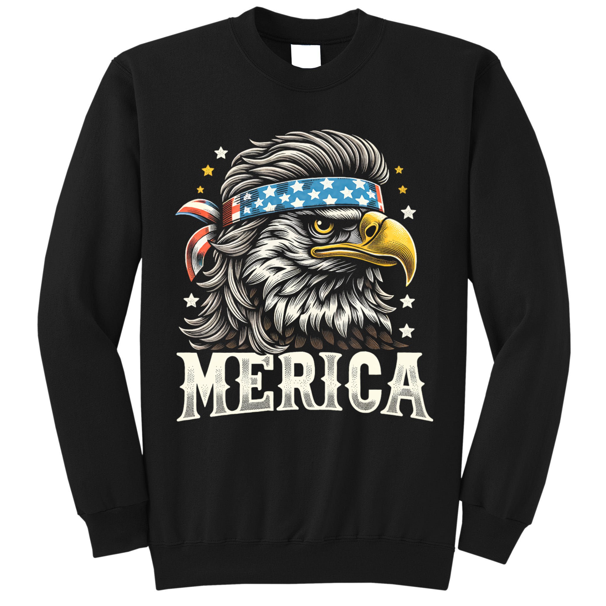 4th Of July Patriotic Funny Eagle July 4th Usa Merica Tall Sweatshirt