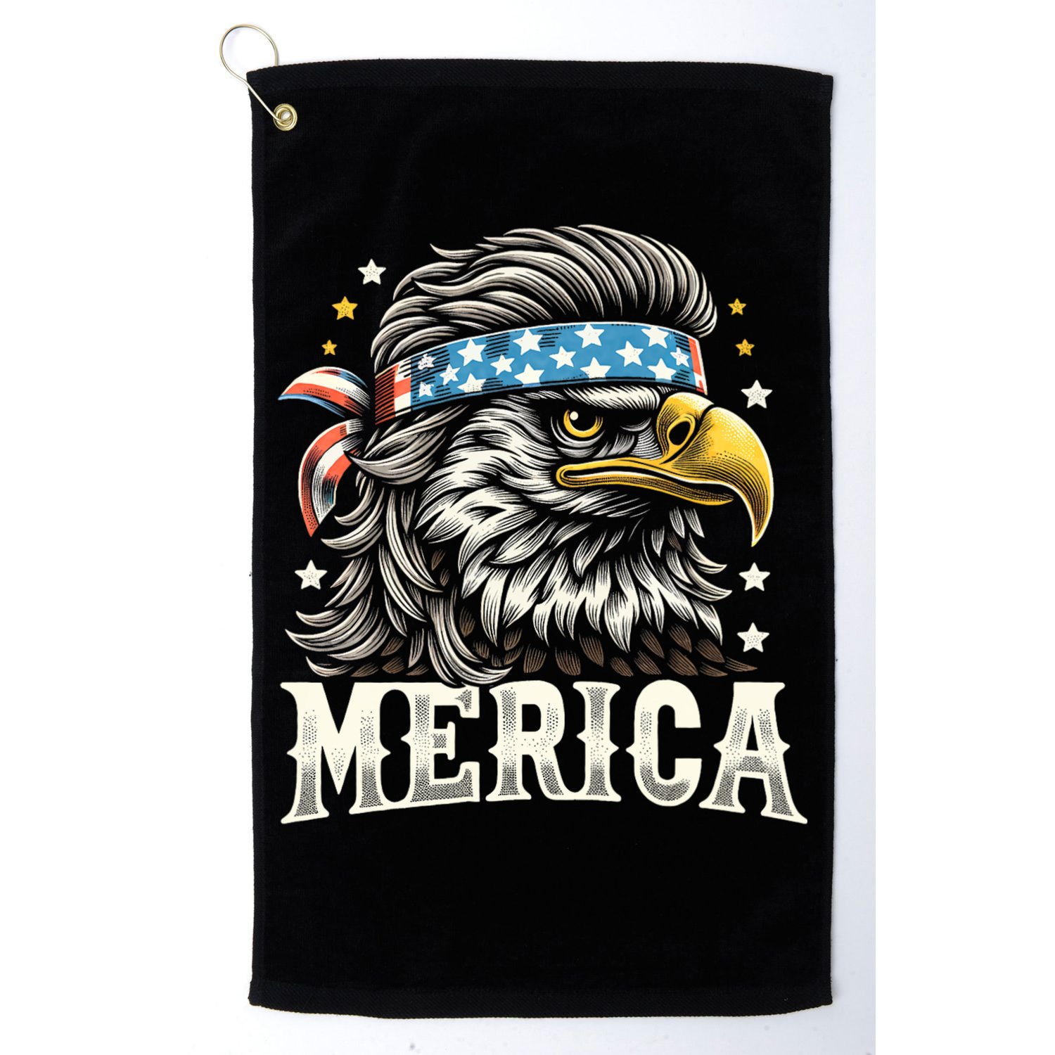 4th Of July Patriotic Funny Eagle July 4th Usa Merica Golf Towel