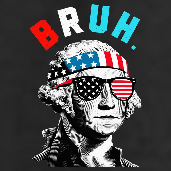 4th Of July 2024 George Washington Bruh. Cool Comfort Performance Bucket Hat