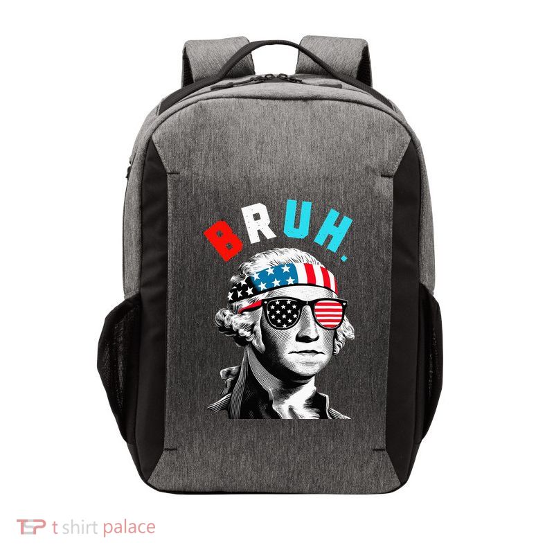 4th Of July 2024 George Washington Bruh. Vector Backpack